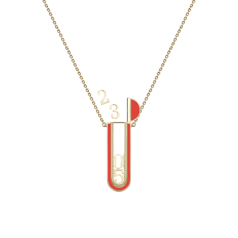 Колье-трансформер с эмалью