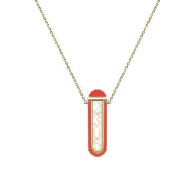 Колье-трансформер с эмалью