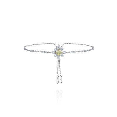 Браслет-боло с бриллиантами